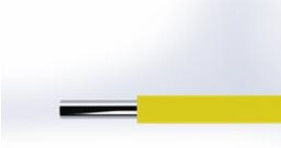 TEC Cable  with FEB OR ETFE insulation,tinned copper 0.25" OD,red PP filter 16AWG with good price and high quality