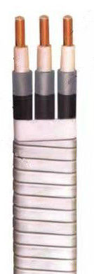 Submersible pump cable with 650°C  working temperature with less than 3kv/6kv rated voltage and long service time