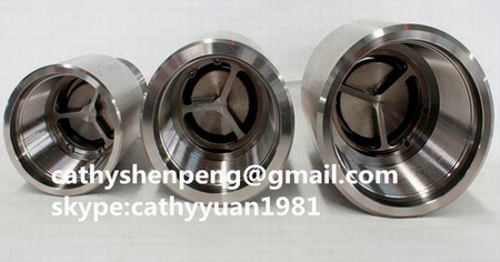 Hot sale Bolt-on Discharge head,check  valve ,bleeder valve,drain valve for Electric Submersible Pumps system