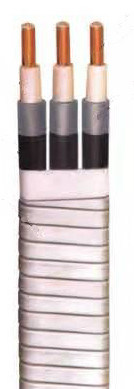 Submersible pump cable with 650°C  working temperature with less than 3kv/6kv rated voltage and long service time